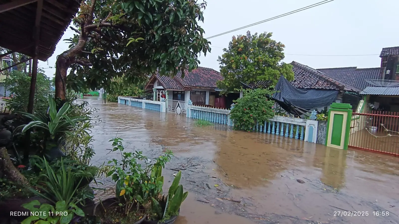 Luapan Sungai Sebabkan Banjir di Pesawaran